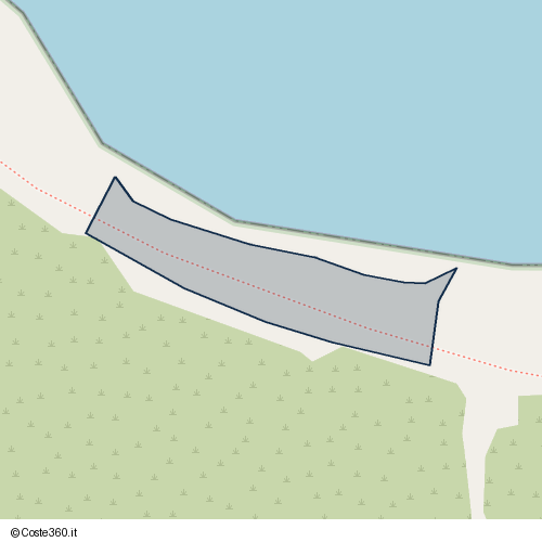 Posizione della spiaggia Spiaggia nei pressi di Ostuni