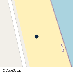 Posizione della concessione balneare Comune di Fermo, A. 2014, N. 18