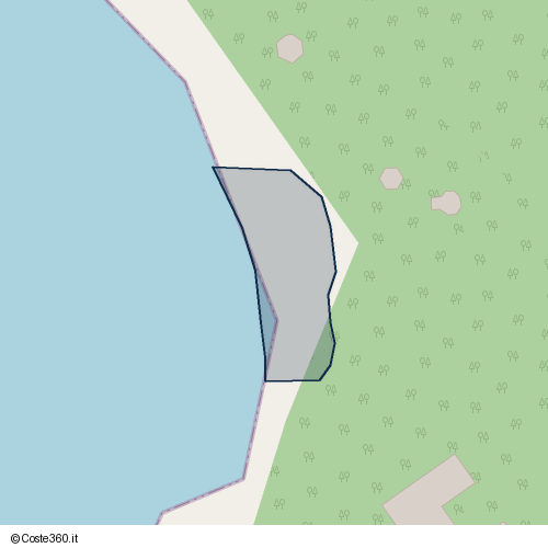 Posizione della spiaggia Spiaggia nei pressi di Vecchia Aurelia, Rosignano Marittimo, 57015
