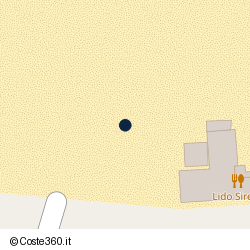 Posizione della concessione demaniale marittima Comune di Lesina, A. 2009, N. 02