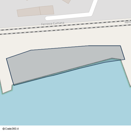 Posizione della spiaggia Spiaggia nei pressi di Pozzuoli, 80078