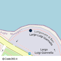 Posizione della concessione demaniale marittima Comune di Bari, A. 2025, N. 8222