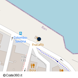 Posizione della concessione balneare Comune di Bari, A. 2015, N. 27