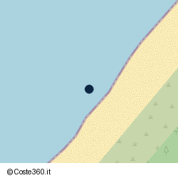 Posizione della concessione balneare Comune di Piombino, A. 2023, N. 7