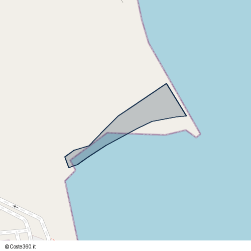 Posizione della spiaggia Spiaggia nei pressi di Licata, 92027