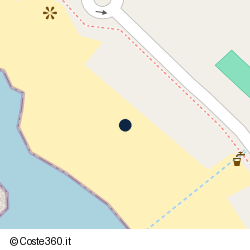 Posizione della concessione balneare Comune di Scalea, A. 2012, N. 15