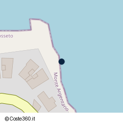 Posizione della concessione demaniale marittima Comune di Monte Argentario, A. 2024, N. 15