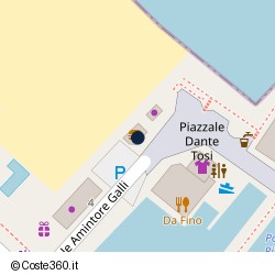 Posizione della concessione balneare Comune Riccione, A. 2009, N. 173