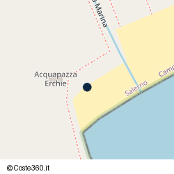 Posizione della concessione balneare Comune di Maiori, A. 2012, N. 03