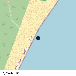 Posizione della concessione demaniale marittima Comune di Otranto, A. 2020, N. 6