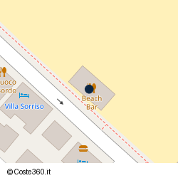 Posizione della concessione balneare Comune di Senigallia, A. 2020, N. 8