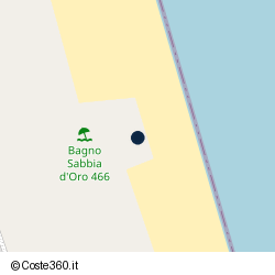 Posizione approssimativa di Sabbia D'Oro