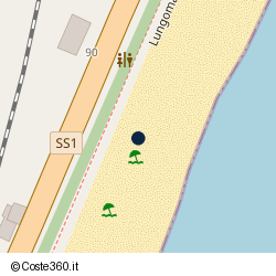 Posizione della concessione demaniale marittima Comune di Alassio, A. 2004, N. 59