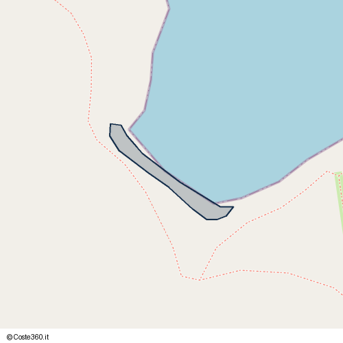 Posizione della spiaggia Spiaggia nei pressi di SP90, Aglientu