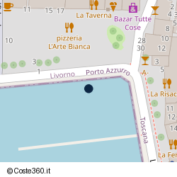 Posizione della concessione demaniale marittima Comune di Porto Azzurro, A. 2006, N. 02
