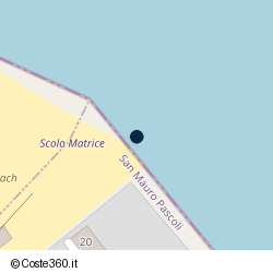 Posizione della concessione balneare Comune di San Mauro Pascoli, A. 2025, N. 02
