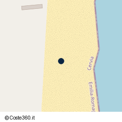 Posizione della concessione balneare Comune di Cervia, A. 2013, N. 16