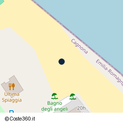Posizione della concessione demaniale marittima Comune di Bellaria-Igea Marina, A. 2021, N. 17