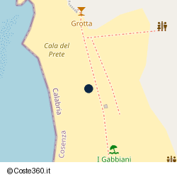 Posizione della concessione demaniale marittima Comune di San Nicola Arcella, A. 2025, N. 11