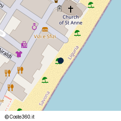 Posizione della concessione demaniale marittima Comune di Alassio, A. 2004, N. 26