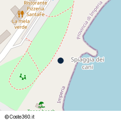 Posizione della concessione balneare Comune di Imperia, A. 2019, N. 26