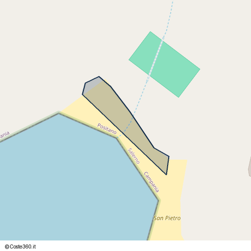 Posizione della spiaggia Spiaggia nei pressi di Strada Statale Amalfitana, Arienzo, 84017