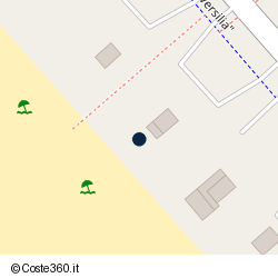 Posizione della concessione demaniale marittima Comune di Forte Dei Marmi, A. 2008, N. 06