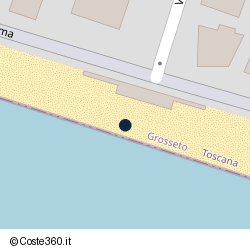 Posizione della concessione demaniale marittima Comune di Castiglione Della Pescaia, A. 2025, N. 11