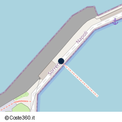 Posizione della concessione demaniale marittima Regione di Campania, A. 2015, N. 98