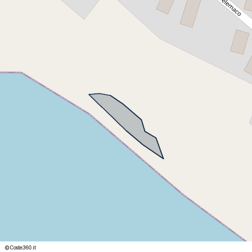 Posizione della spiaggia Spiaggia nei pressi di Via Telemaco, Scicli, 97018