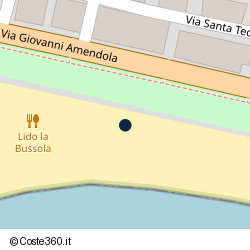 Posizione della concessione balneare Comune di Maiori, A. 2008, N. 10