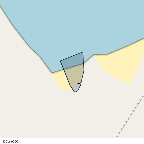 Posizione della spiaggia Spiaggia nei pressi di SP107, Patti, 98066