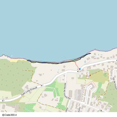 Posizione della spiaggia Spiaggia nei pressi di Viale Luigi Enaudi, Portoferraio, 57037