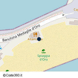 Posizione della concessione demaniale marittima Comune di Imperia, A. 2016, N. 100