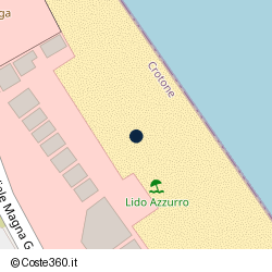 Posizione della concessione demaniale marittima Comune Crotone, A. 2016, N. 22