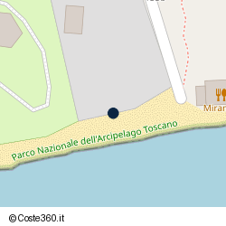 Posizione della concessione demaniale marittima Comune di Capoliveri, A. 2022, N. 14