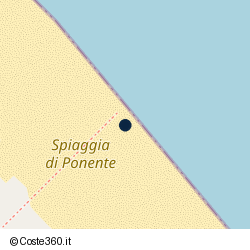 Posizione della concessione balneare Comune di Pesaro, A. 2008, N. 33231