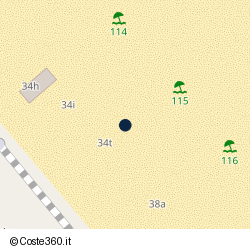 Posizione approssimativa di Sunday Beach 115