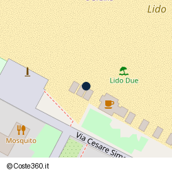 Posizione della concessione balneare Comune di Fano, A. 2004, N. 23