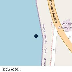 Posizione della concessione demaniale marittima Comune di Santa Marinella, A. 2008, N. 19