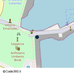 Posizione della concessione balneare Comune di Santa Margherita Ligure, A. 2008, N. 40