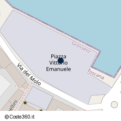 Posizione della concessione demaniale marittima Comune di Monte Argentario, A. 2022, N. 16