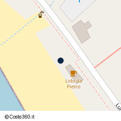 Posizione della concessione balneare Comune di Scalea, A. 2012, N. 17