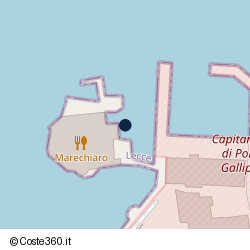 Posizione della concessione demaniale marittima Comune di Gallipoli, A. 2008, N. 76