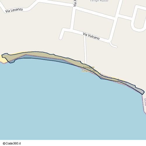 Posizione della spiaggia Spiaggia nei pressi di Sciacca, 92019