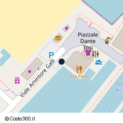 Posizione della concessione balneare Comune di Riccione, A. 2023, N. 735