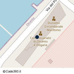 Posizione della concessione demaniale marittima Comune di Otranto, A. 2021, N. 06