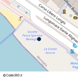 Posizione della concessione demaniale marittima Comune Moneglia, A. 2004, N. 3