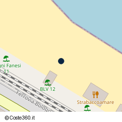 Posizione della concessione demaniale marittima Autorità Portuale di Mar Adriatico Centrale, A. 2009, N. 67