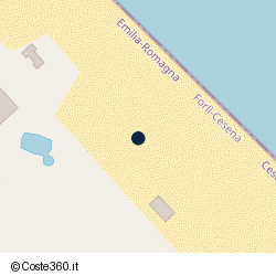 Posizione della concessione demaniale marittima Comune di Cesenatico, A. 2011, N. 73